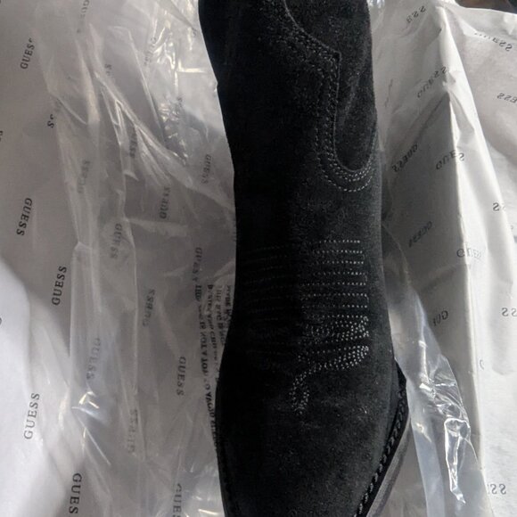 GUESS Women's Sashan Knee High Boot - BRAND NEW - BLACK - Picture 4 of 7